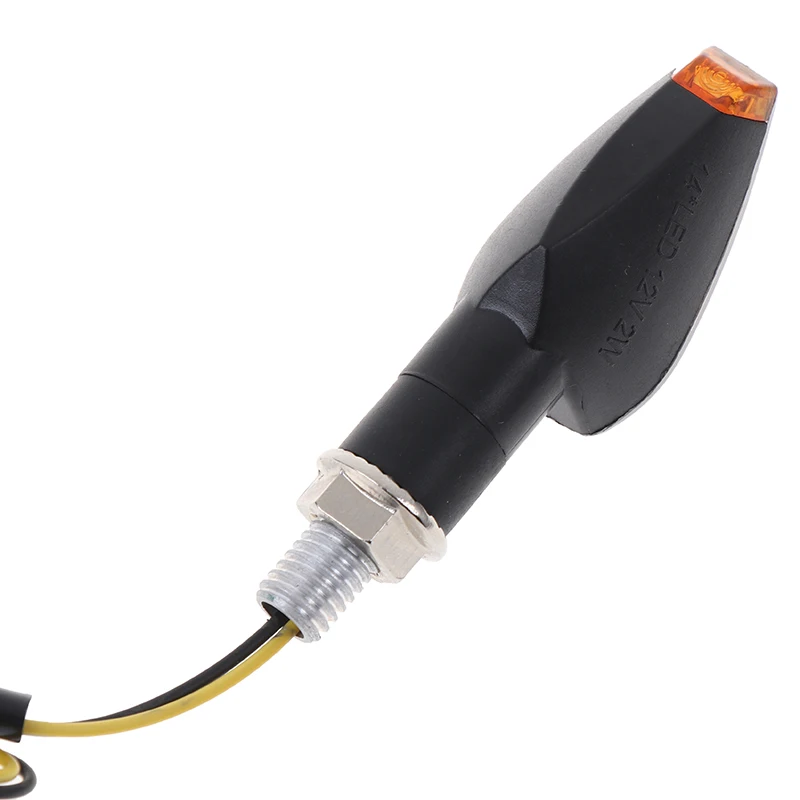 

2PCs Super Bright Waterproof LED Steering Light Motorcycle Front Rear Turn Signal Light Steering Lamp