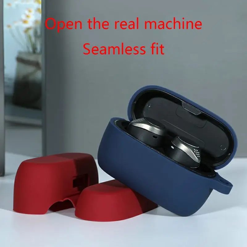 Мягкий силиконовый чехол для наушников противоударный защитный ДЛЯ Jabra Elite Active 75t