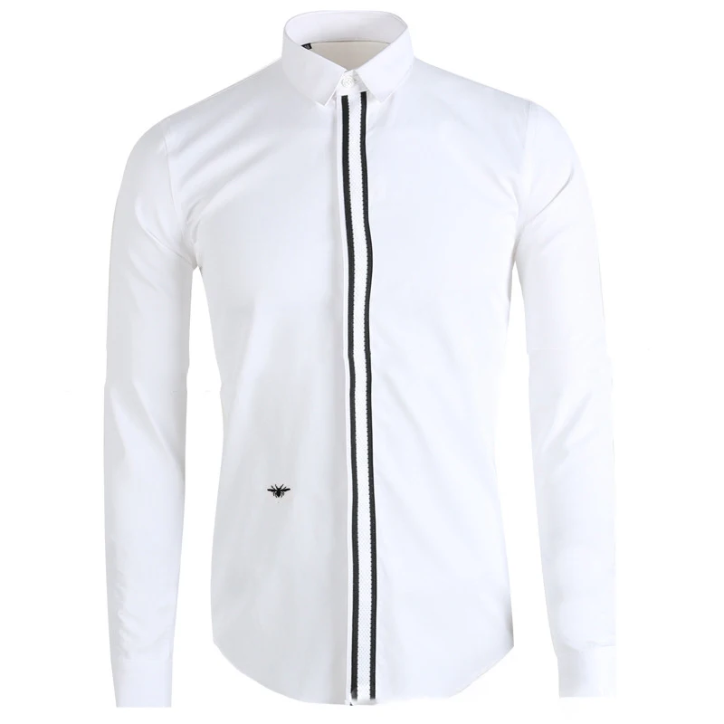 

Новинка Мужская юбка с длинными рукавами яркий цвет вышивка лентой черно-белая хлопковая нижняя одежда небольшого размера для мужчин летня...