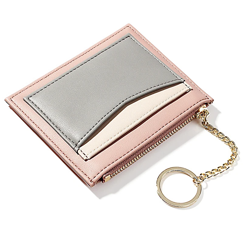 Женская Корейская версия мозаичного милого студенческого бумажника с