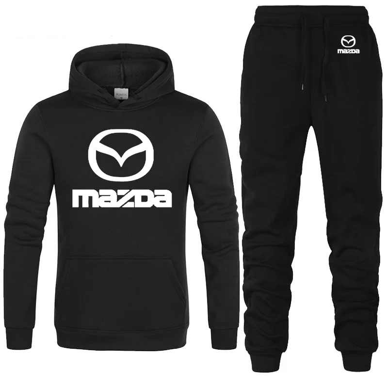 Новинка 2021 мужские толстовки с логотипом автомобиля Mazda Свитшот унисекс принтом