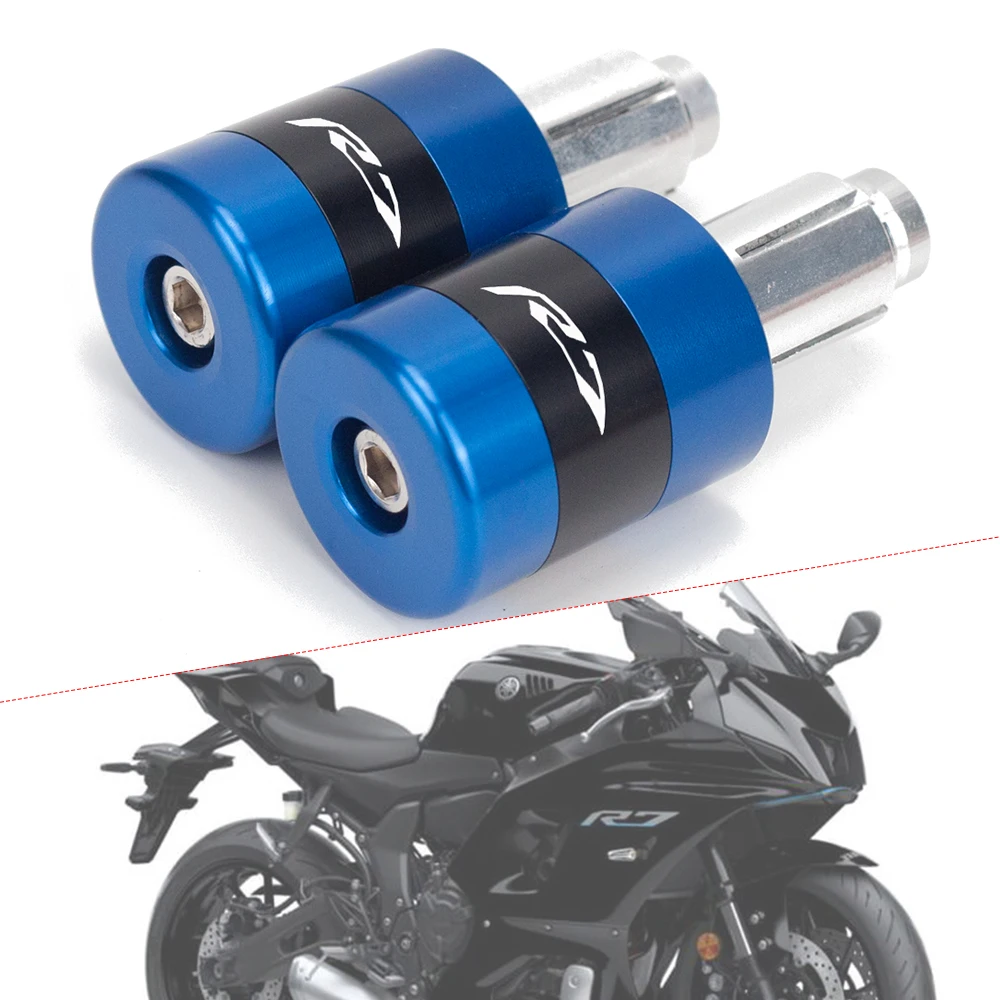 

Motorcycle Handle Bar End Weight Handlebar Grips Cap Anti Vibration Silder Plug Accessories for Yamaha YZFR7 YZF R7 2022