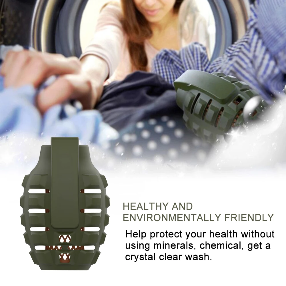 

No Detergent Washing Ball Anti Winding Durable Cleaning Tool TPR Eco Friendly Practical Home Laundry Portable Reusable Effective