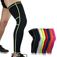 1pcs lengthen compression leg warmers basketball football cycling socks knee calf sleeves uv sun leg warmers men women