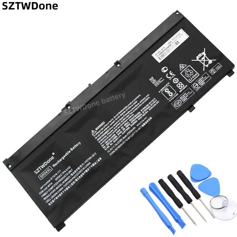 SZTWDONE SR04XL Аккумулятор для ноутбука HP 15 CE cb dc CX TPN Q211 Q193 Q194 C133 C134 HSTNN DB7W 917724