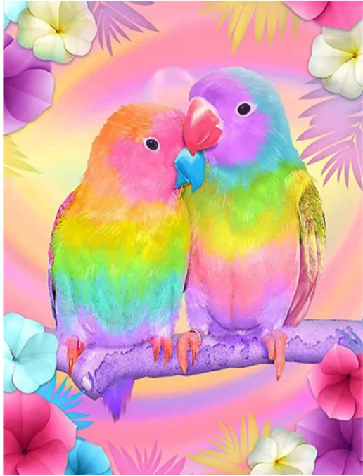 

5D Diamond Painting Bird New Arrival Diamond Mosaic Animal Cross Stitch Embroidery Parrot Rhinestone Picture Home Decor