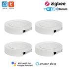 Умный пульт управления Tuya ZigBee, устройство для дома Три в одном с сеткой и Bluetooth, многорежимный шлюз, работает с Alexa Google Home