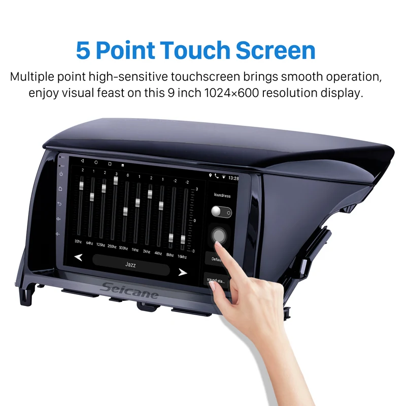 Автомобильный радиоприемник Seicane 9 дюймов 2DIN Android 10 0 2 + 32 ГБ GPS для 2018 Mitsubish