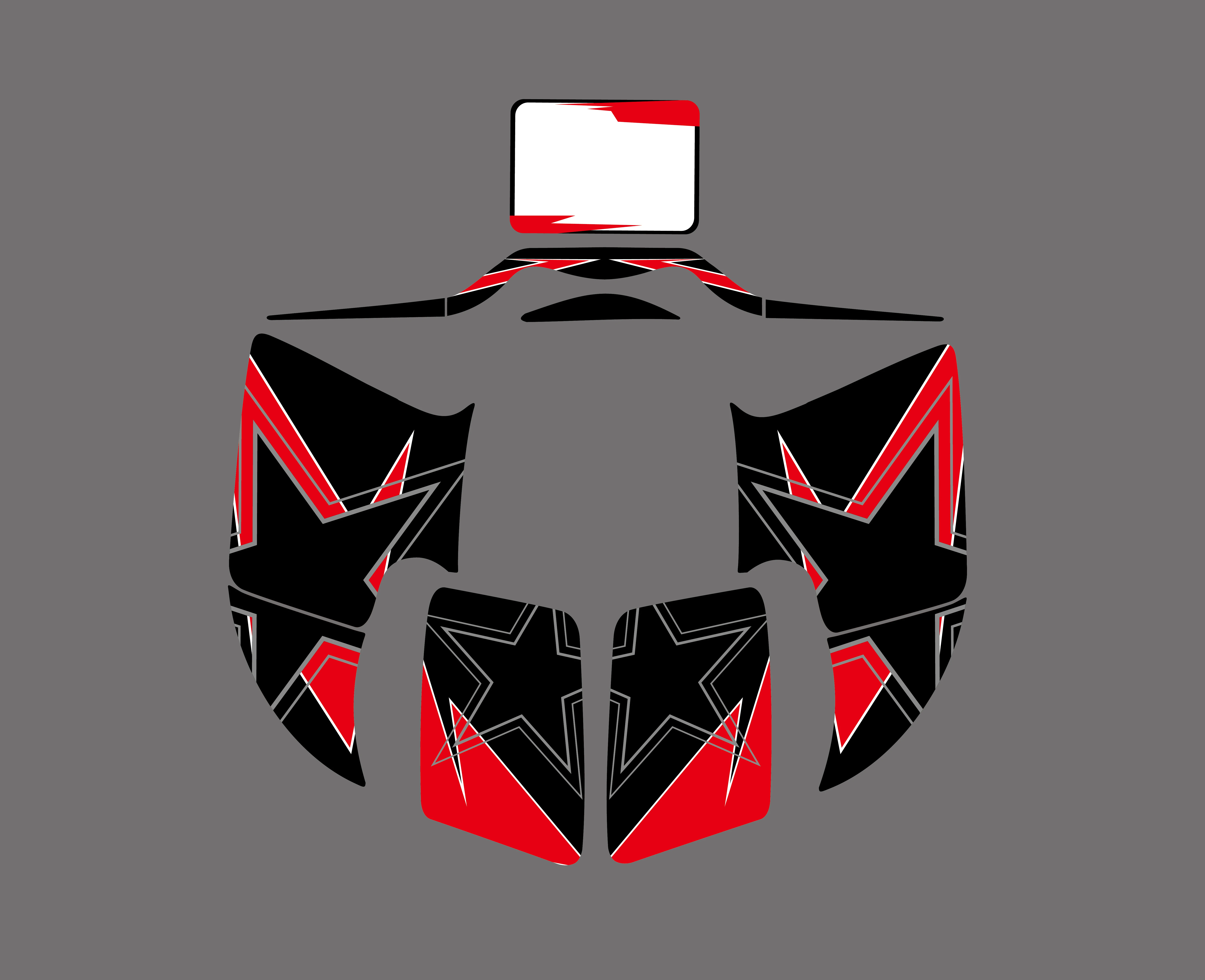 Наклейка H2CNC для Yamaha TRX450R TRX 450R fourtrax ATV 450 R|graphics kit|sticker kitkits graphics |