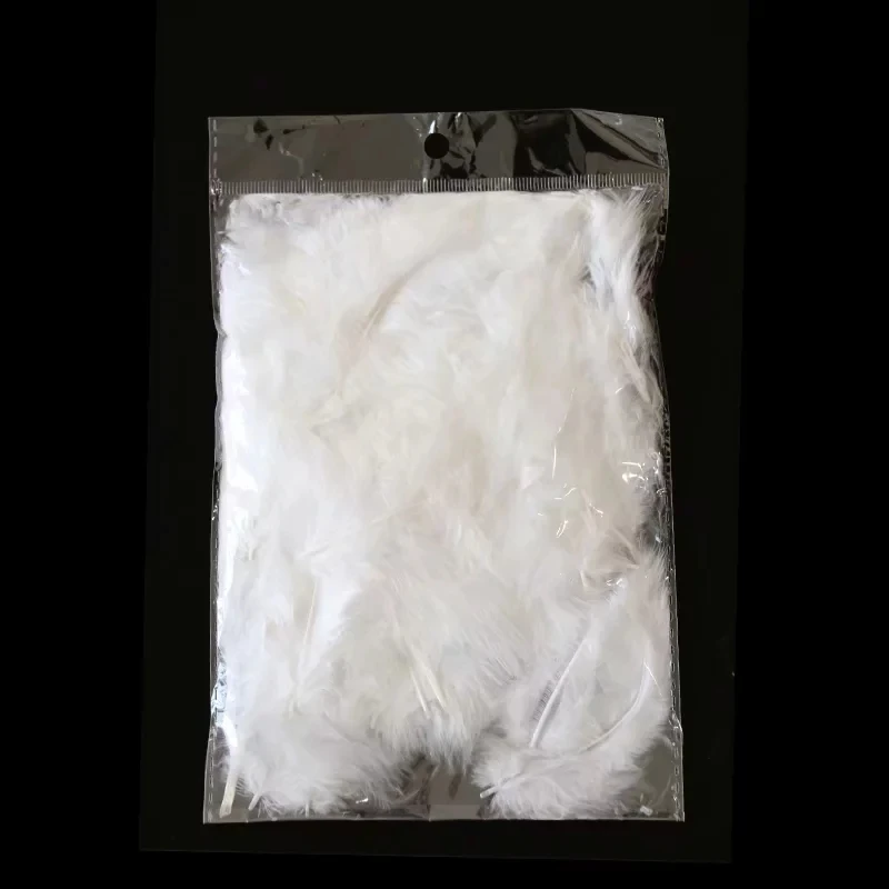 Аксессуары для воздушных шаров в виде натуральных перьев розовые черные красные