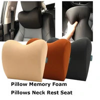 1pcs auto car neck pillow memory foam pillows neck rest seat headrest cushion pad 3 colors