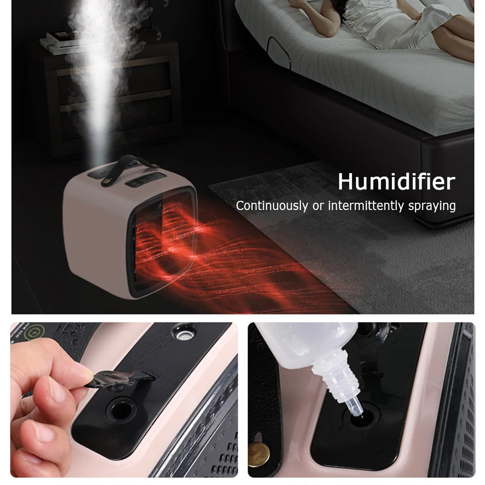 3 в 1 портативный вентилятор обогреватель Электрический кулер и увлажнитель с