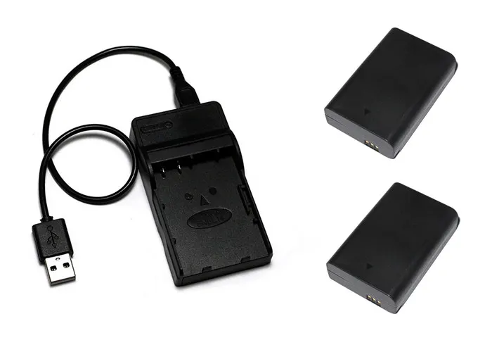 BP-1410 аккумулятор BP1410 ED-BP1410 EDBP1410+ зарядное устройство USB для камер samsung NX30, WB2200 и WB2200F - Цвет: Черный