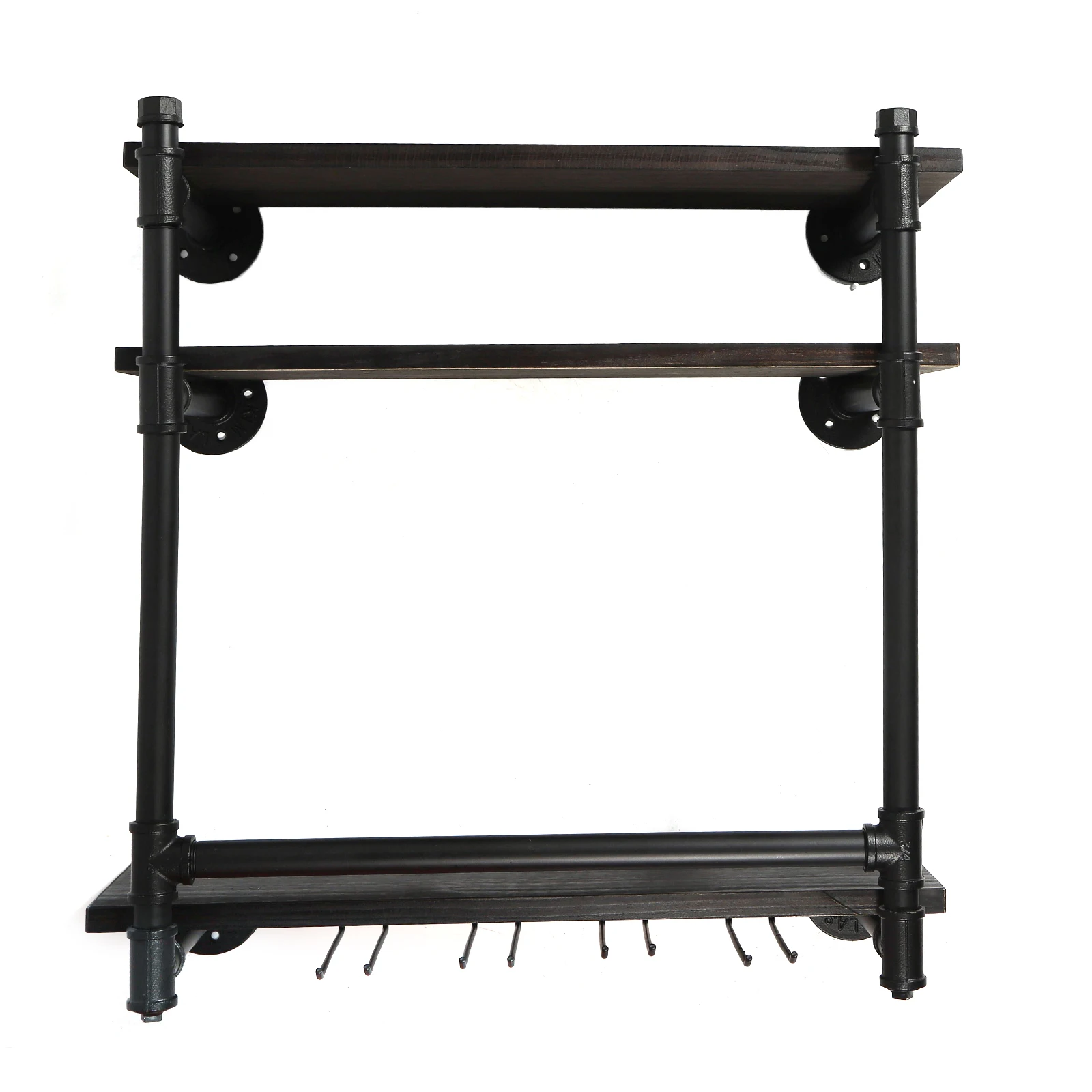 

3-уровневая винная полка, настенный металлический органайзер для бутылок