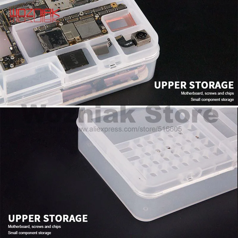 Многофункциональный мобильный телефон ремонт коробка для хранения IC запчасти