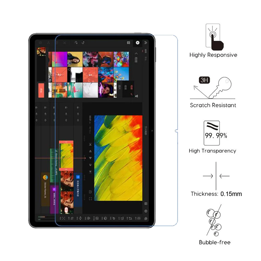 

3 шт. ПЭТ-пленка для Huawei MatePad 11 Pro 2021 10,95 дюйма, защита экрана, нанопрозрачная Премиум Защитная пленка для планшета, защитная пленка