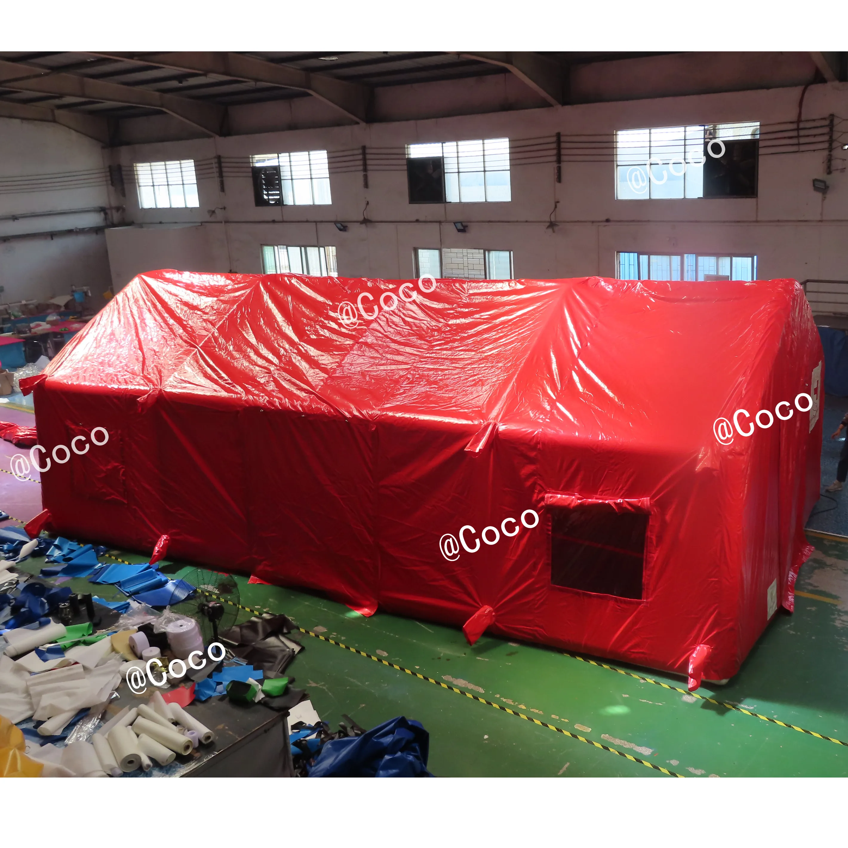 Бесплатная доставка в порт герметичная армейская надувная военная палатка