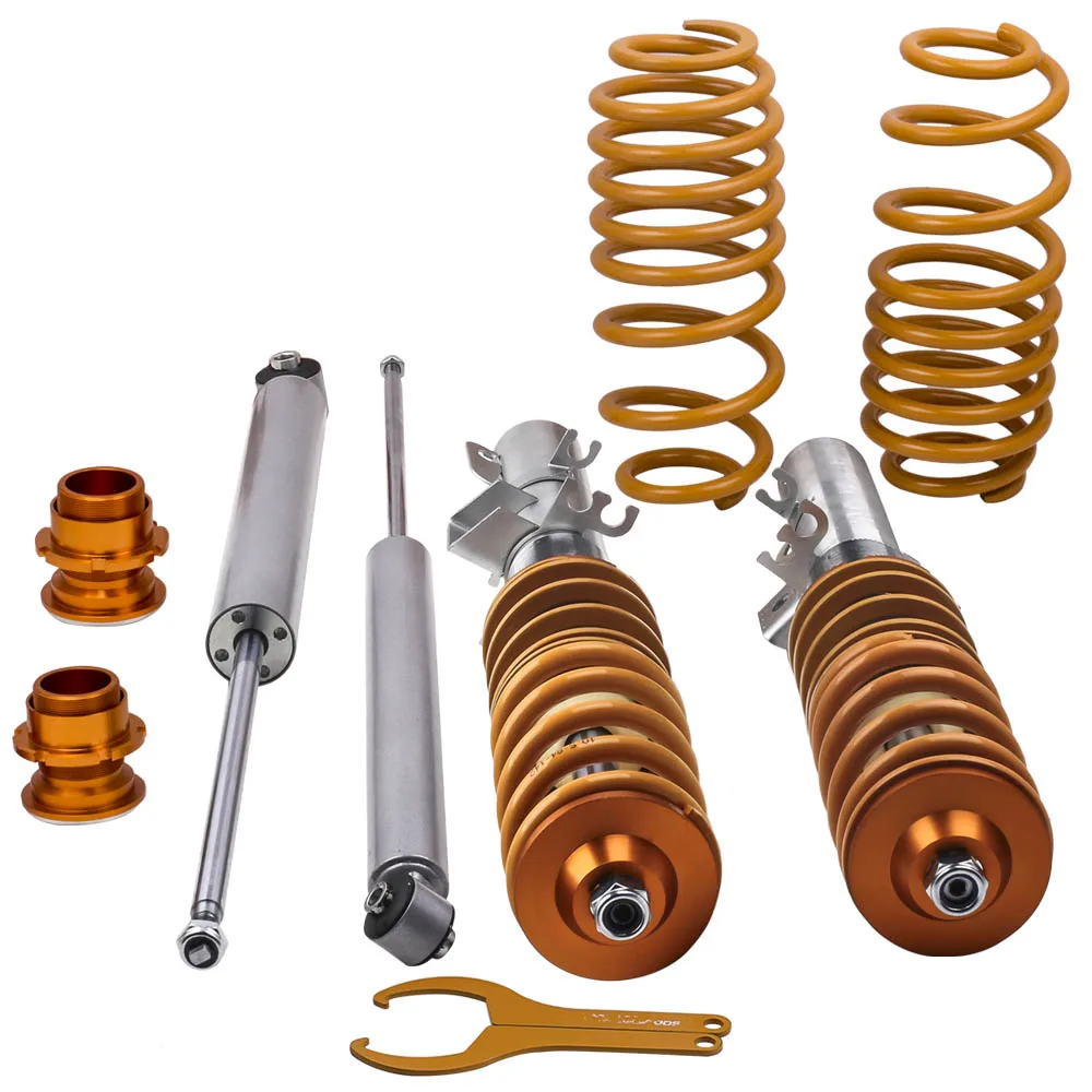Для SEAT LEON CUPRA & R TYPE 1M MK1 1999 2006 COILOVER Shock Absrober|Амортизаторы и опоры| |