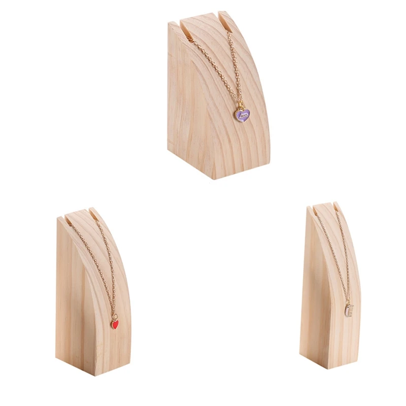

Jewelry Necklace Display Stand Jewelry Pendant Clavicle Chain Storage Wooden