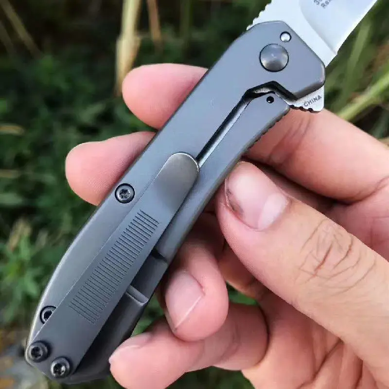 

Kershaw 3870 Pocket of Folding Knife Outdoor Military Combat Tactics Camping Hunting Survival Portable Self Defense Knife Gift