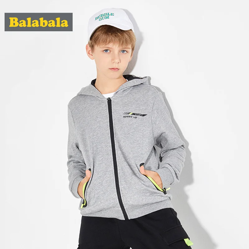 Balabala/спортивная куртка для мальчиков Новинка 2020 года Повседневная с длинными