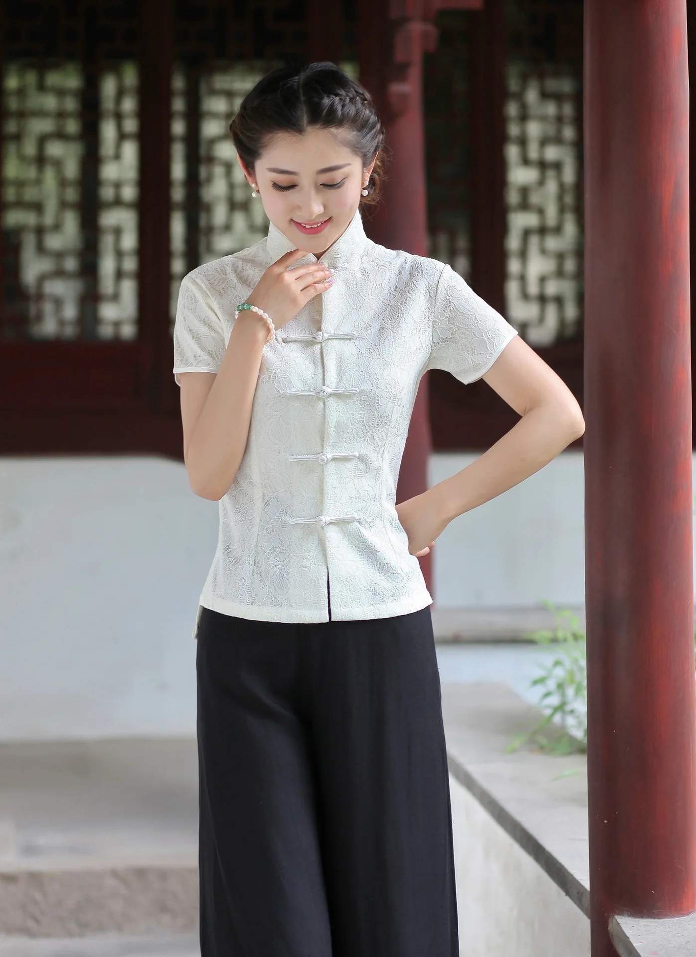 Женский китайский традиционный Топ одежда рубашка Qipao для женщин китайская