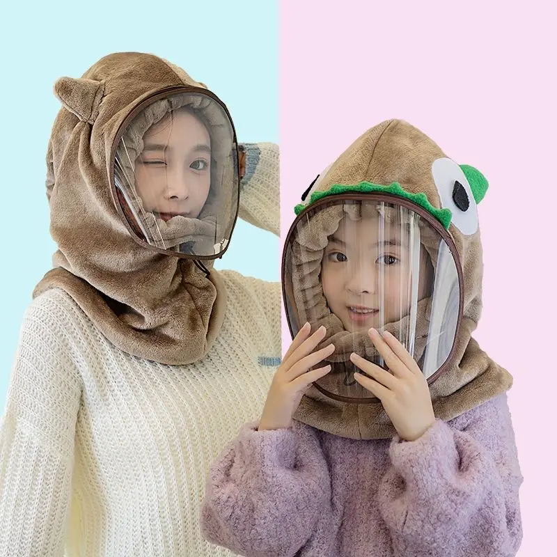 Детские капюшоны для мужчин и женщин для сохранения тепла в холодной и морозной погоде, противоударные маски для езды, ветрозащитные шапки, полностью закрывающие лицо.