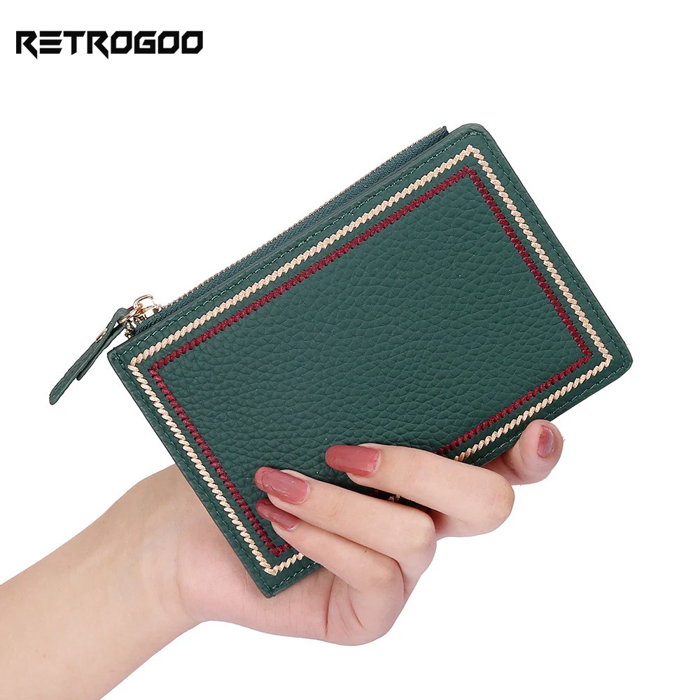 

Женский кошелек из натуральной кожи с отделением для кредитных карт