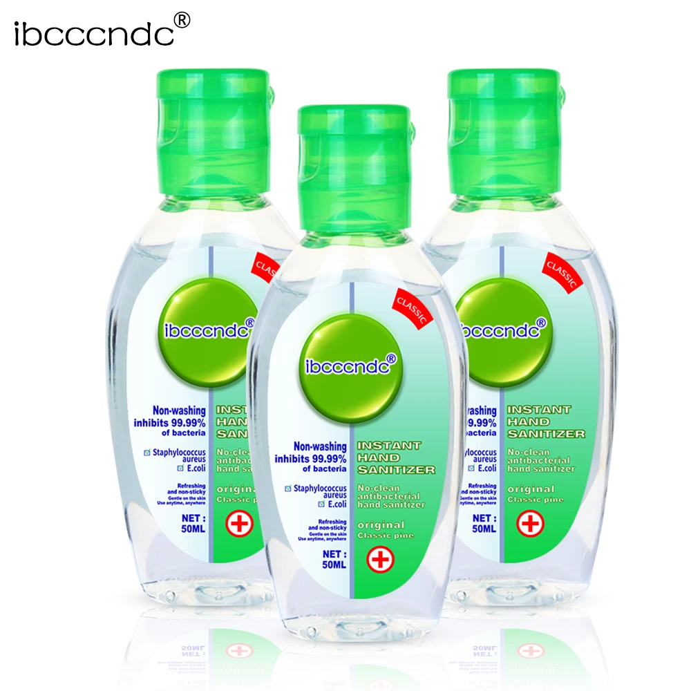 Дорожное портативное дезинфицирующее средство для рук 50 мл антибактериальный