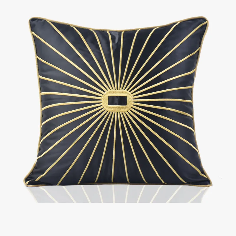 

Pompom Velvet Cushion Cover Soft Decorative Sofa Cushion Covers with Ball Home Decor Pillowcase Black Gold Pillow Cover