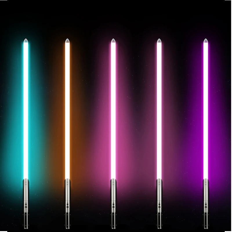 

2021 Newest LED Metal Lightsaber Sword Metal Rapier Luke Star Cosplay Lightsaber Birthday Gift with Sound Attenuation