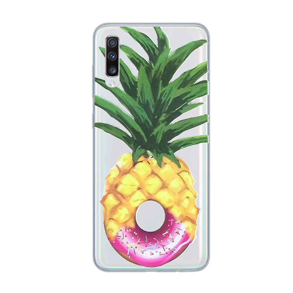 

ciciber Case for Samsung Galaxy A51 S20 A71 A50 A70 A80 A90 A40 A30 A20 A60 A10 A20e Ultra Plus Silicone Chocolate Donut Cover