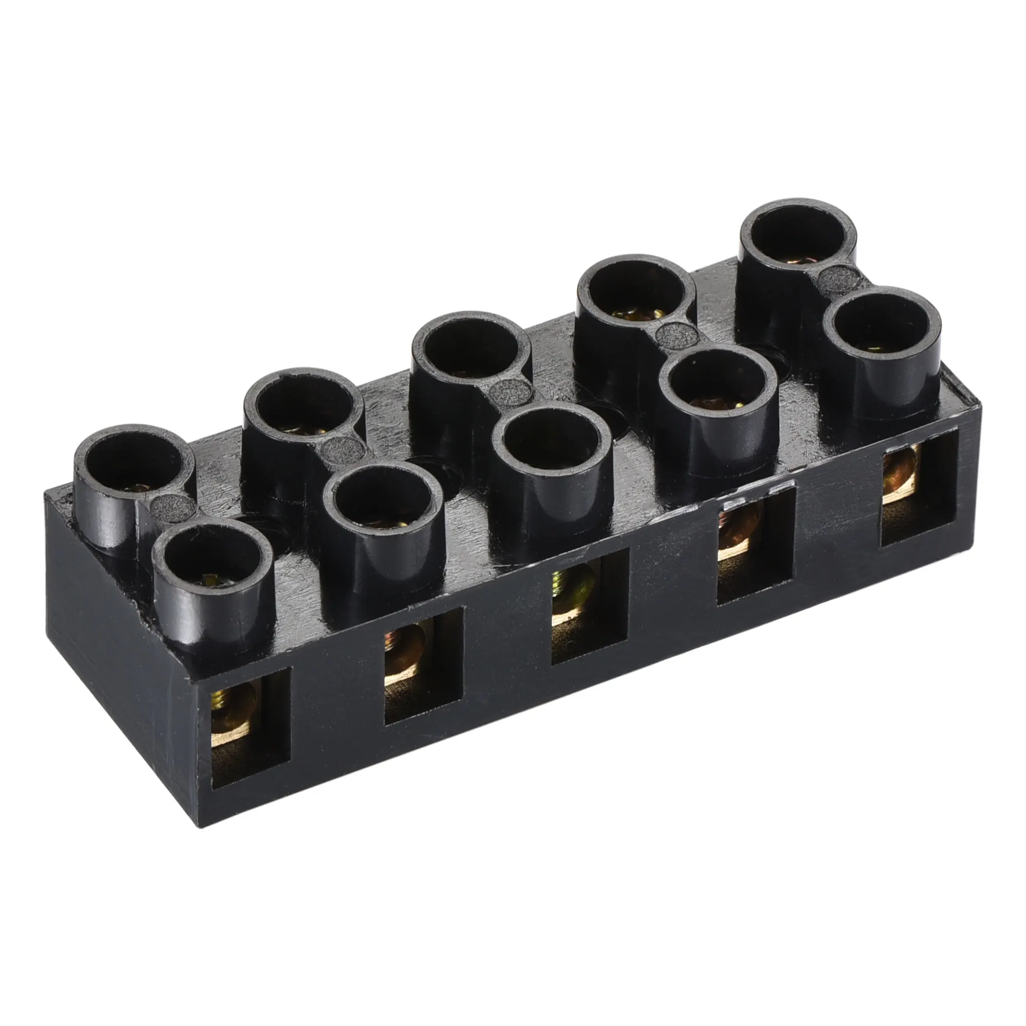 

Uxcell Terminal Block 500V 10A Dual Row 5 Positions Screw Electric Barrier Strip 3 Pcs