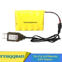 ni cd 6v 700mah aa battery for remote control electric toycharger