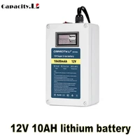 12v 20ah lithium battery pack rechargeable portable super capacity 10ah 25ah li ion 18650 cell with usb bms
