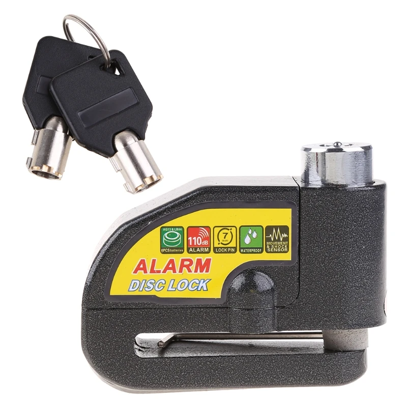 

28GB Motorcycle Scooter Wheel Disc Brake Alarm Lock Alloy Steel Security Alarm