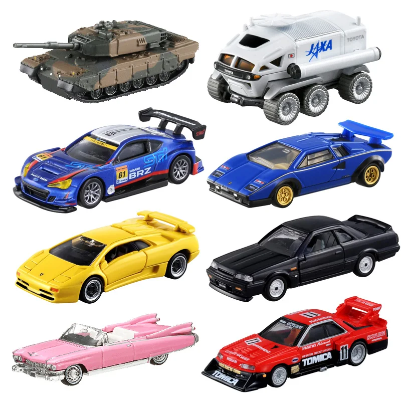 

Takara Tomy Tomica Simulation Alloy Car Model Kids Toy PMRMIUM Collection Series Lamborghini Volkswagen BUS Decorative Gifts