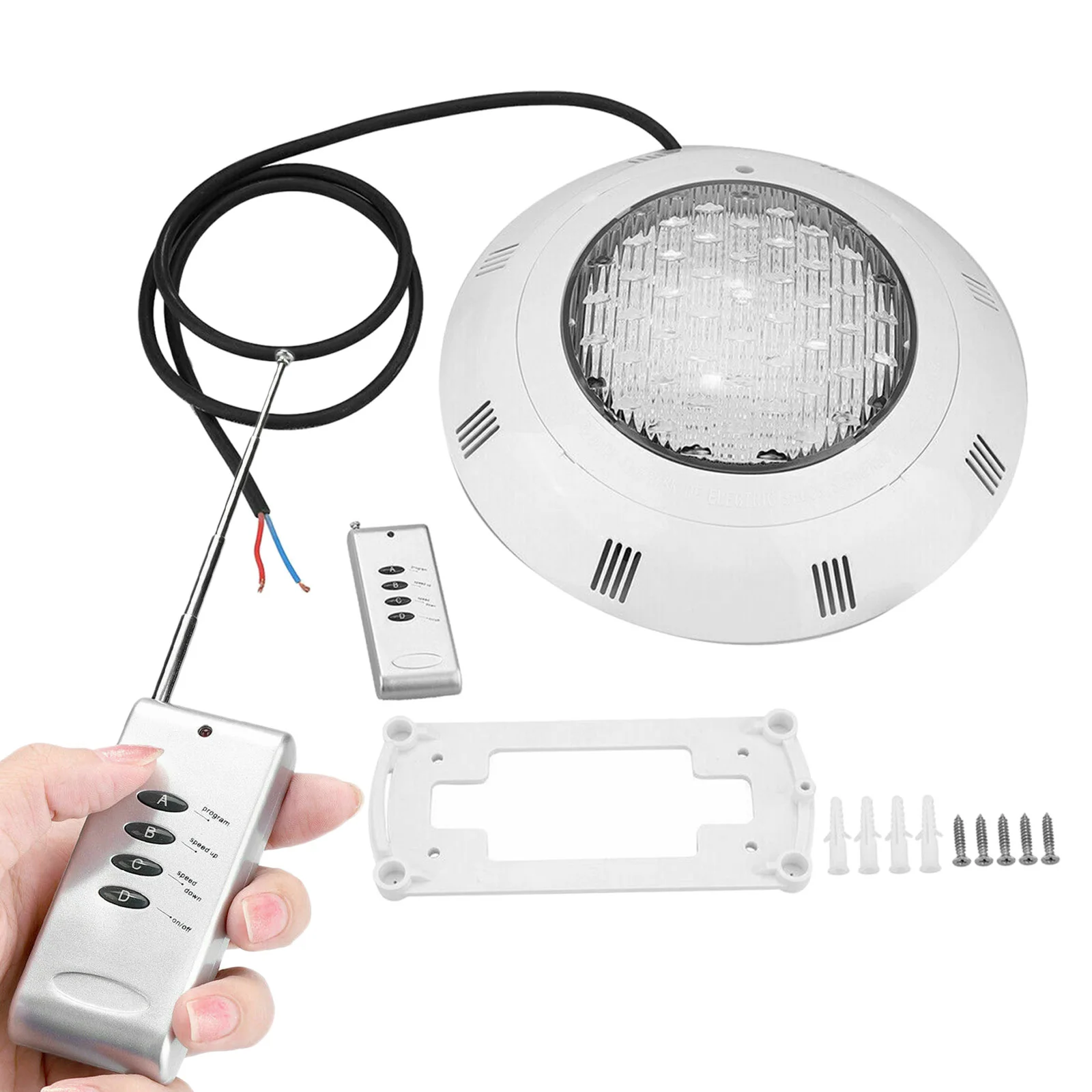 

LED Underwater Swimming Pool Lights RGB Color Changing Wall Surface Mounted