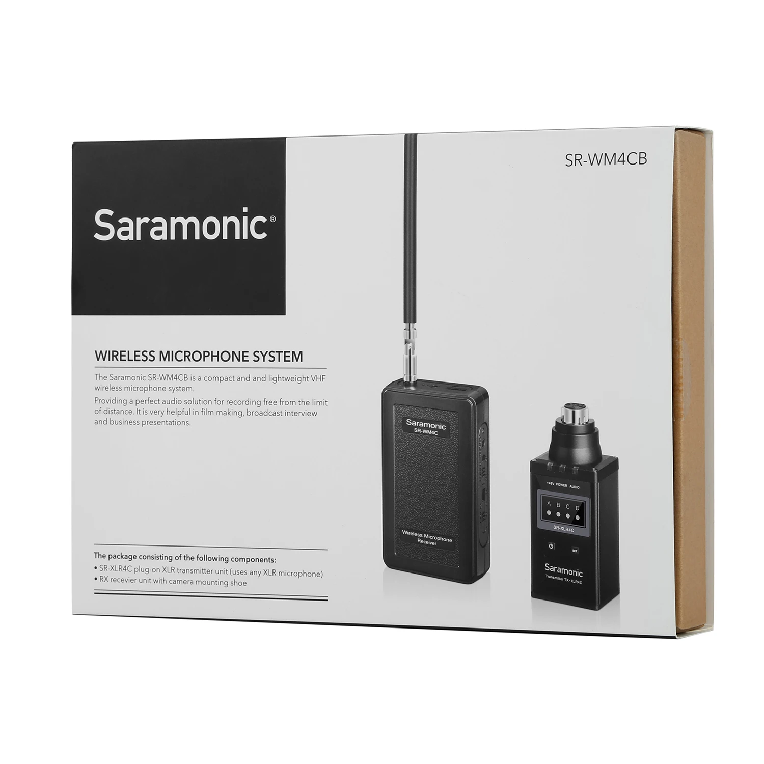 Беспроводная микрофонная система Saramonic SR-WM4CB VHF для DSLR-камер видеокамер интервью