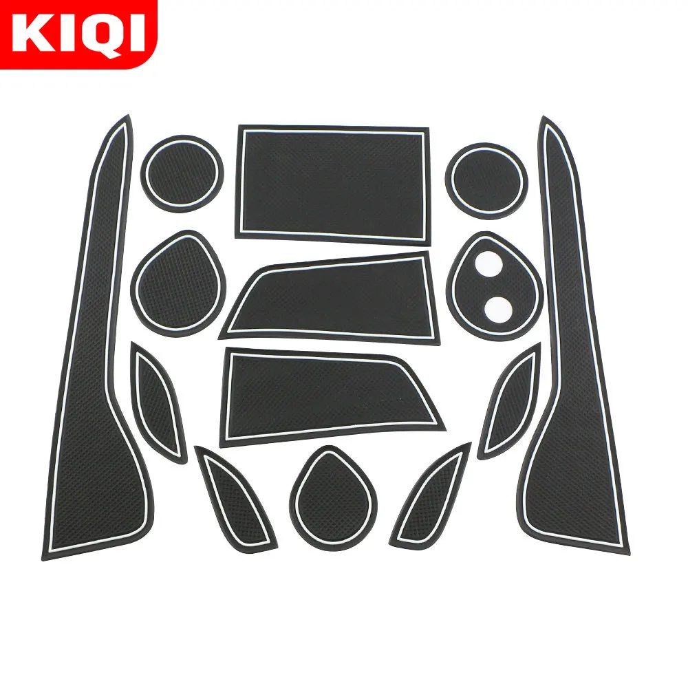 Car Anti Slip Gate Slot Pad Mat Non-slip Door Groove Mats for Toyota C-HR CHR C HR 2016 2017 2018 2019 Auto Accessories |