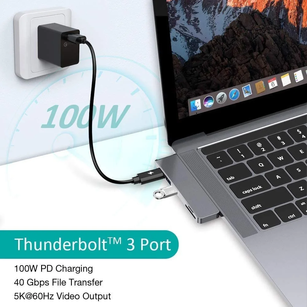 USB концентратор Type C на HDMI 4K док станция PD 100 Вт TF SD 3 0 для iPad Pro 2020 xiaomi huawei ПК Macbook