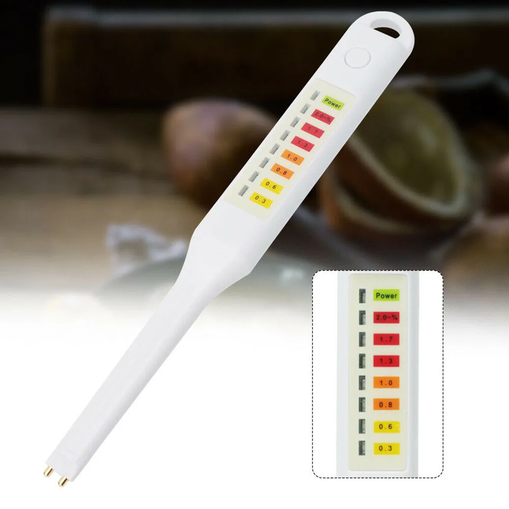 

Food Salt LED Detector Easy Operate Battery Powered Concentration Meter Electronic Measure ABS Portable White Salinity Tester