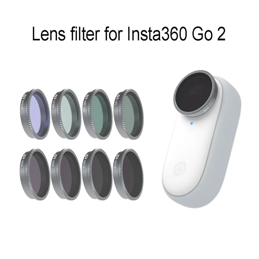 

Insta360 Go 2 Filter ND Dimming MC UV CPL Filter Sets Thumb Sports Camera Accessories Insta360 Go2 Accessories