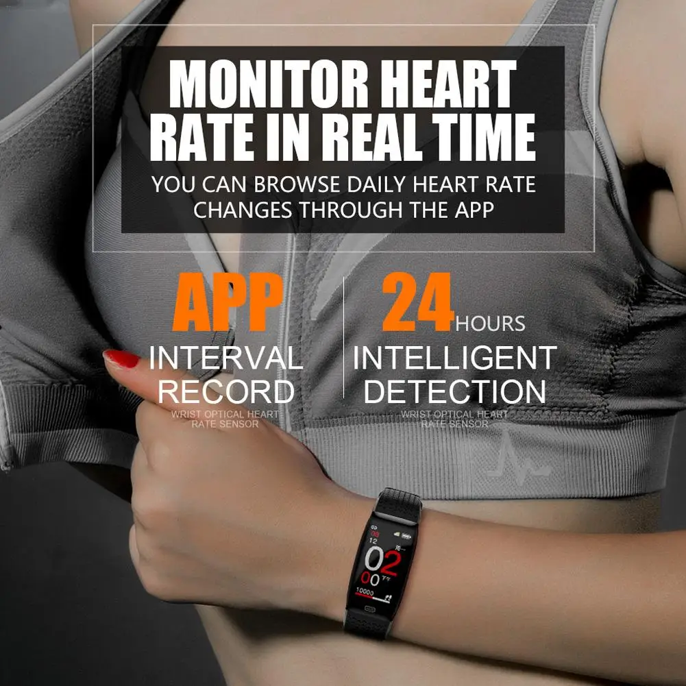 Смарт браслет S2 с Bluetooth 4 0 фитнес трекер ярким цветным экраном смарт спортивный