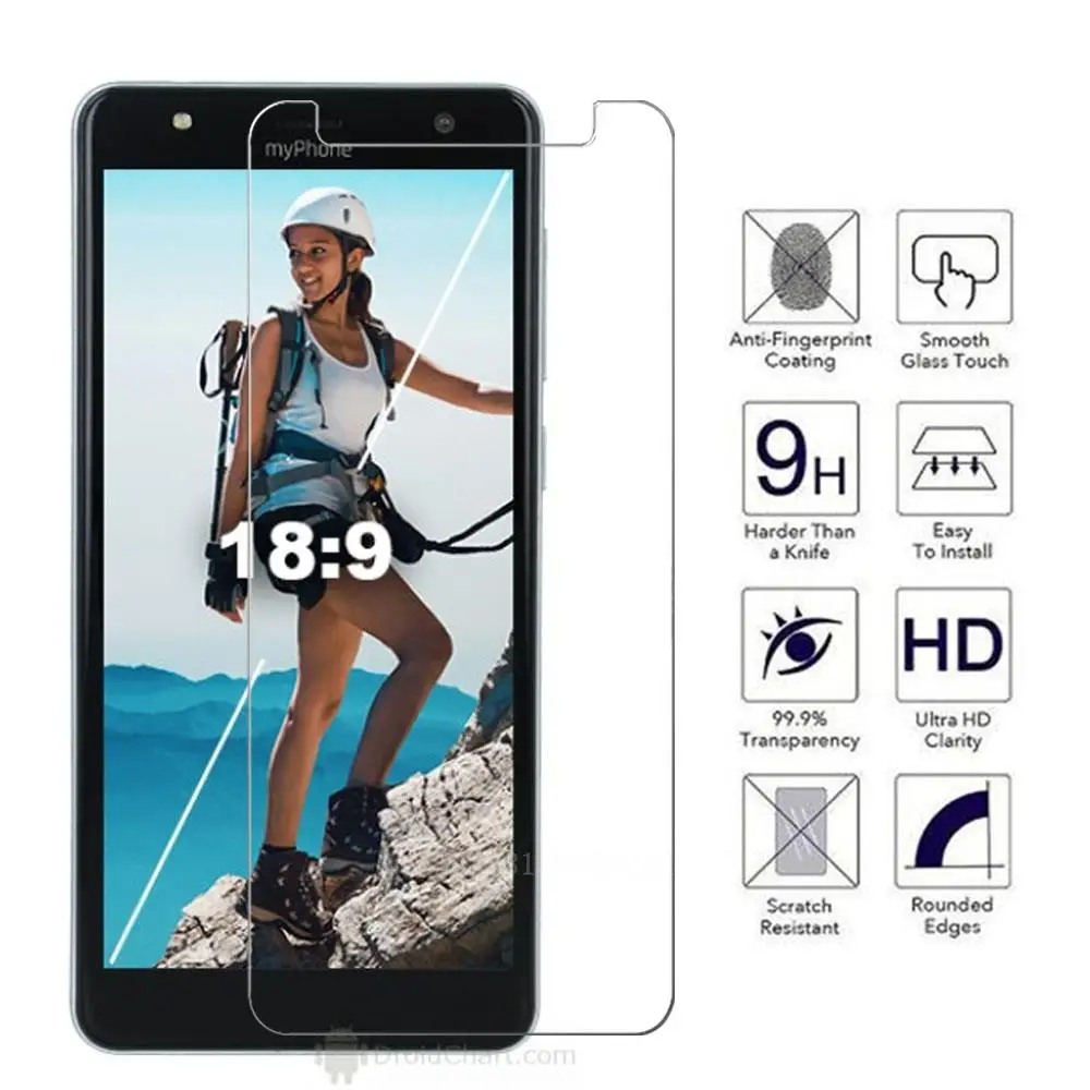 Закаленное стекло для смартфона Myphone Pocket 18x9 5 дюймов 9H Взрывозащищенная защитная