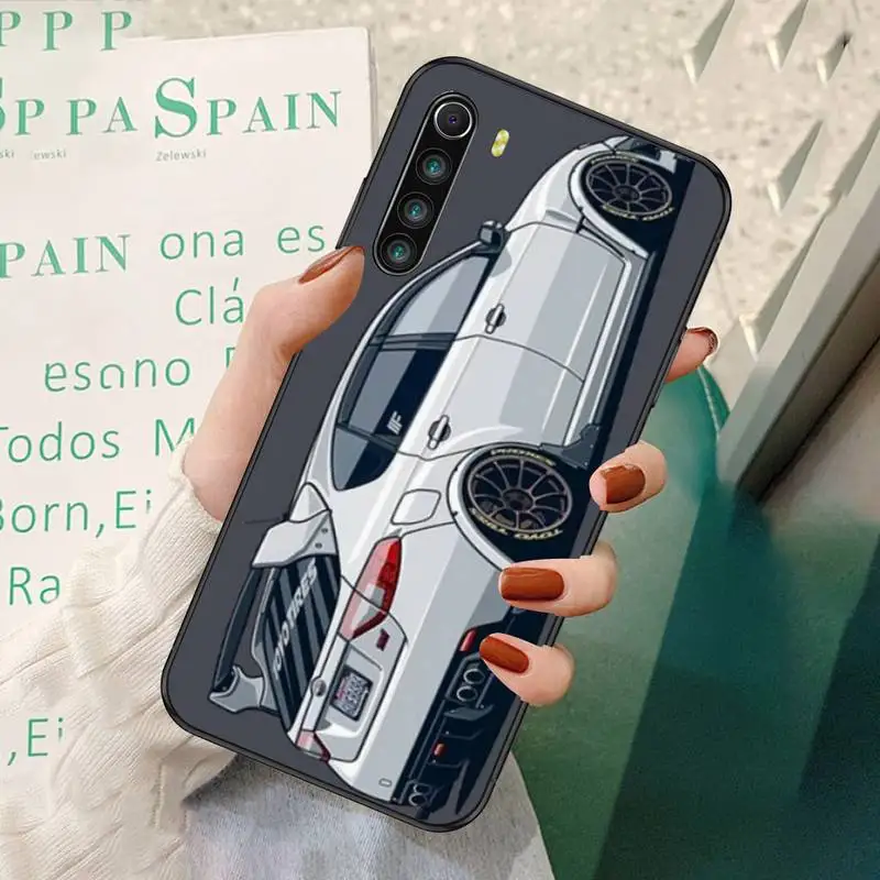

Cute Racing Shell Phone Case For Redmi 7 8 9 A K20 30 Pro Note 8 9 Pro 9s
