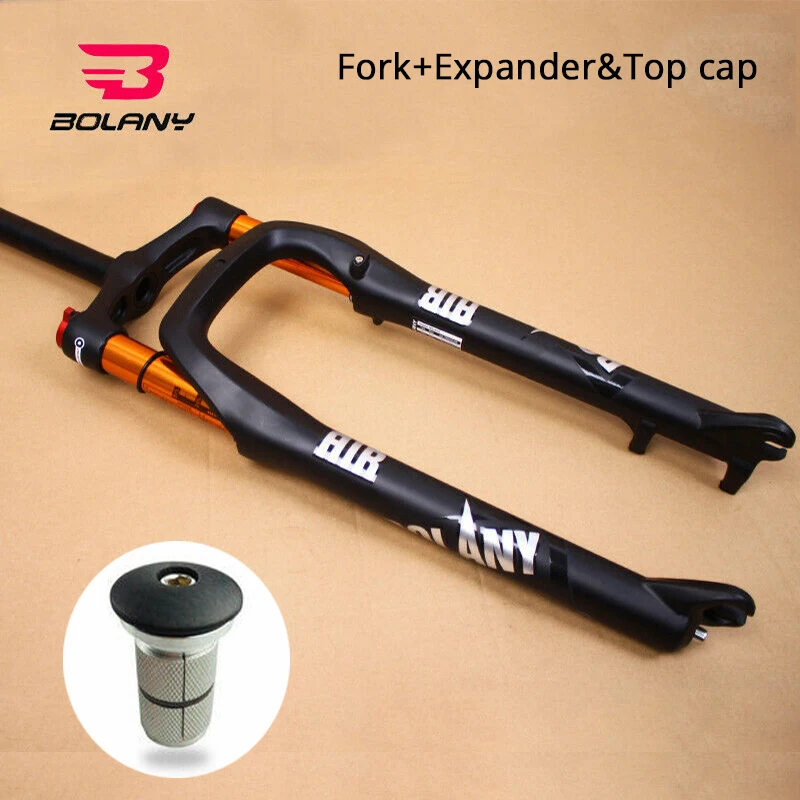 Дисковая вилка для подвешивания BOLANY MTB 26*4 0 &quotAir Shock 1 1/8&quot Пляжный Снежный