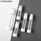 PURDORED 1 шт., Женская бутылка для косметического лосьона, прозрачная бутылка с прессом для путешественника, бутылка для упаковки шампуня, бутылки-диспенсеры для жидкости