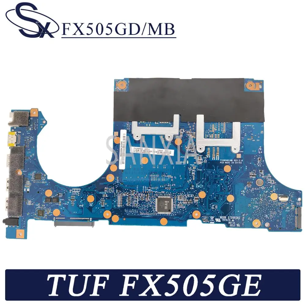 KEFU FX505GD/MB Laptop motherboard for ASUS TUF Gaming FX505GE FX505GD FX505G original mainboard I7-8750H GTX1050TI-4GB