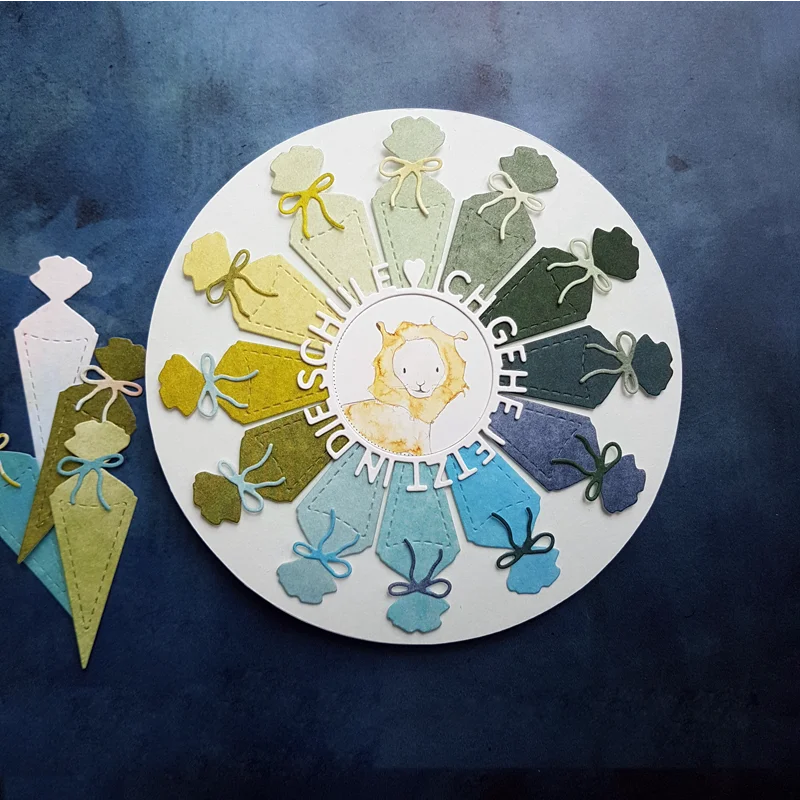 Кондитерский мешок с бантом металлические пресс-формы декоративный